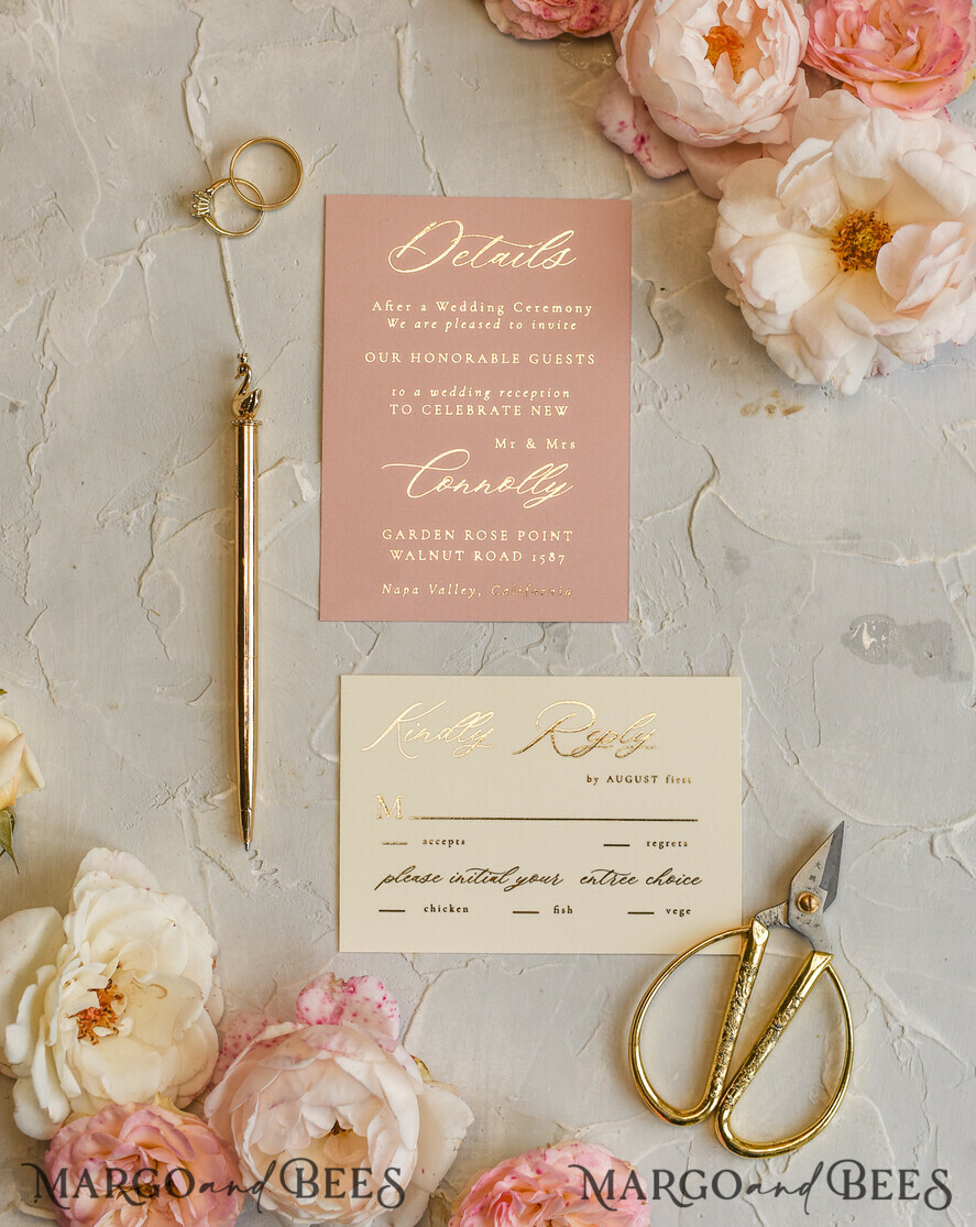 WEDDING INVITATIONS gold / rose gold / silver / glitter Bespoke wedding invitation, Glamour Wedding Invitations • Glitter Shine Wedding Invitation Suite • Luxury Wedding Cards