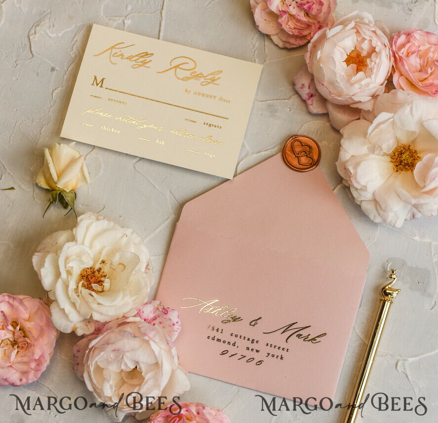 WEDDING INVITATIONS gold / rose gold / silver / glitter Bespoke wedding invitation, Glamour Wedding Invitations • Glitter Shine Wedding Invitation Suite • Luxury Wedding Cards