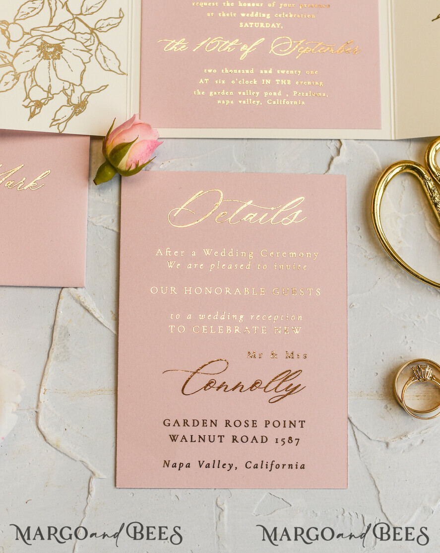 WEDDING INVITATIONS gold / rose gold / silver / glitter Bespoke wedding invitation, Glamour Wedding Invitations • Glitter Shine Wedding Invitation Suite • Luxury Wedding Cards