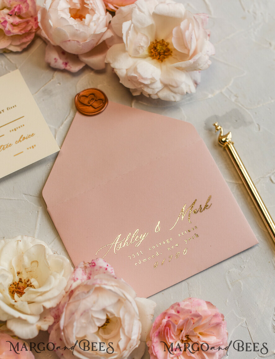 WEDDING INVITATIONS gold / rose gold / silver / glitter Bespoke wedding invitation, Glamour Wedding Invitations • Glitter Shine Wedding Invitation Suite • Luxury Wedding Cards
