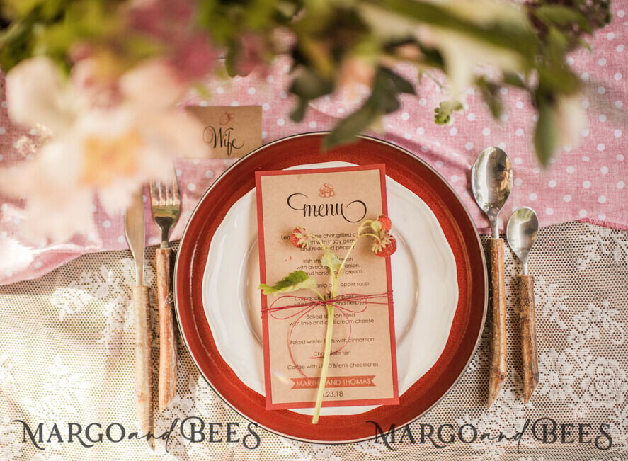 MENU & PROGRAMS rustic Country Wedding Menu, Barn Wedding Dinner Menu, Eco Romantic Personalized Cards, Kraft Wedding Menu, Simple Rustic Wedding Menu, Elegant Wedding Menu Cards