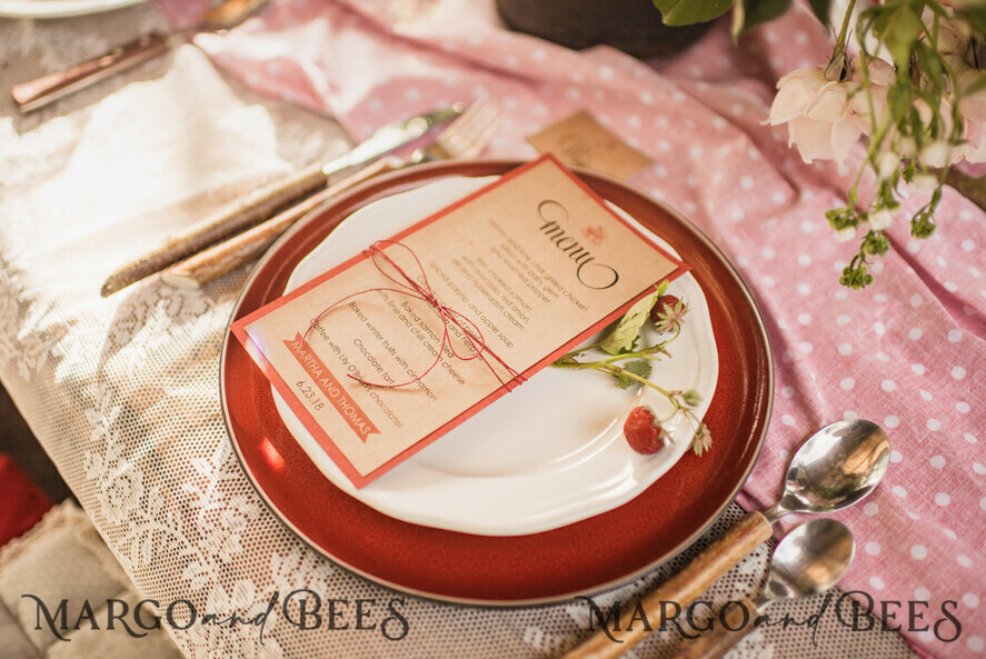 MENU & PROGRAMS rustic Country Wedding Menu, Barn Wedding Dinner Menu, Eco Romantic Personalized Cards, Kraft Wedding Menu, Simple Rustic Wedding Menu, Elegant Wedding Menu Cards