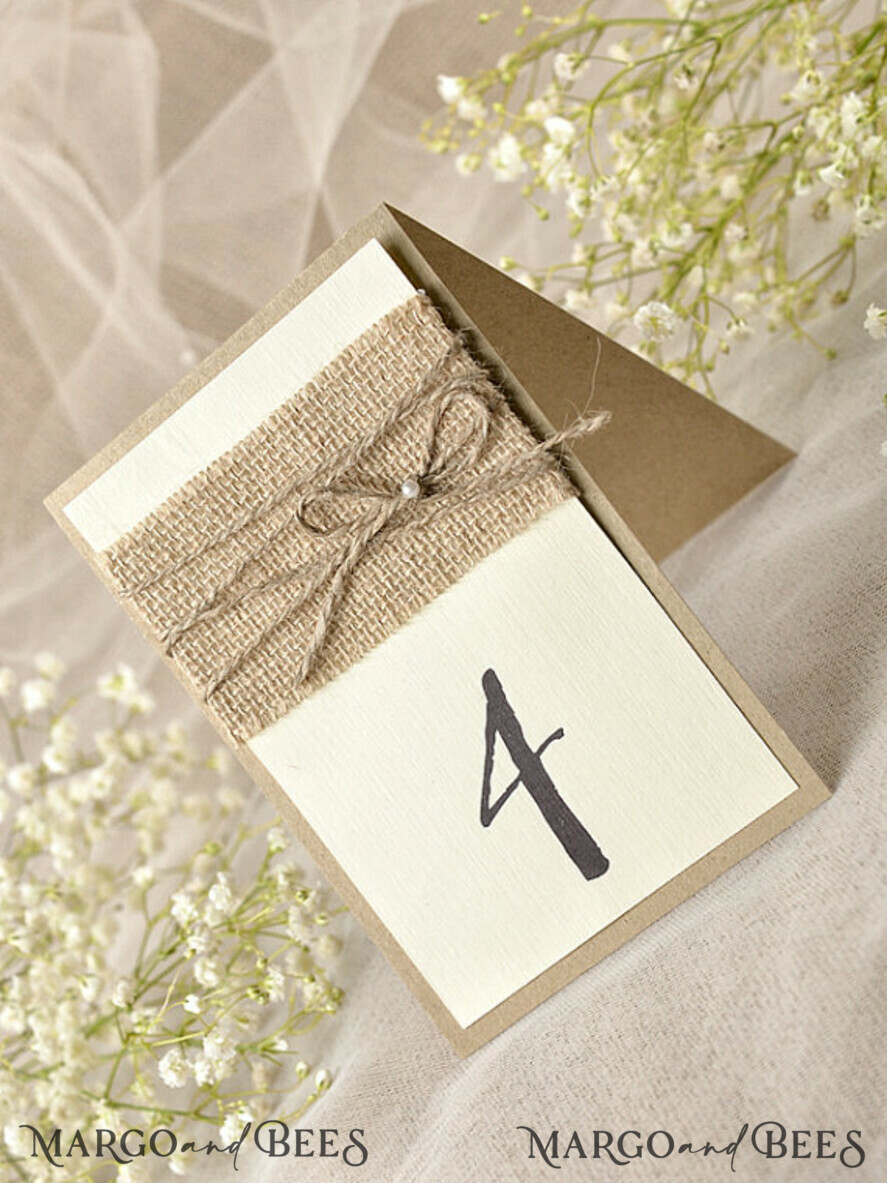 MENU & PROGRAMS rustic Rustic Wedding Program with Burlap, Barn Wedding Program, Eco Romantic Personalized Cards with Twine, Simple Rustic Wedding Program, Elegant Wooden Booklet Ecru Wedding Cards