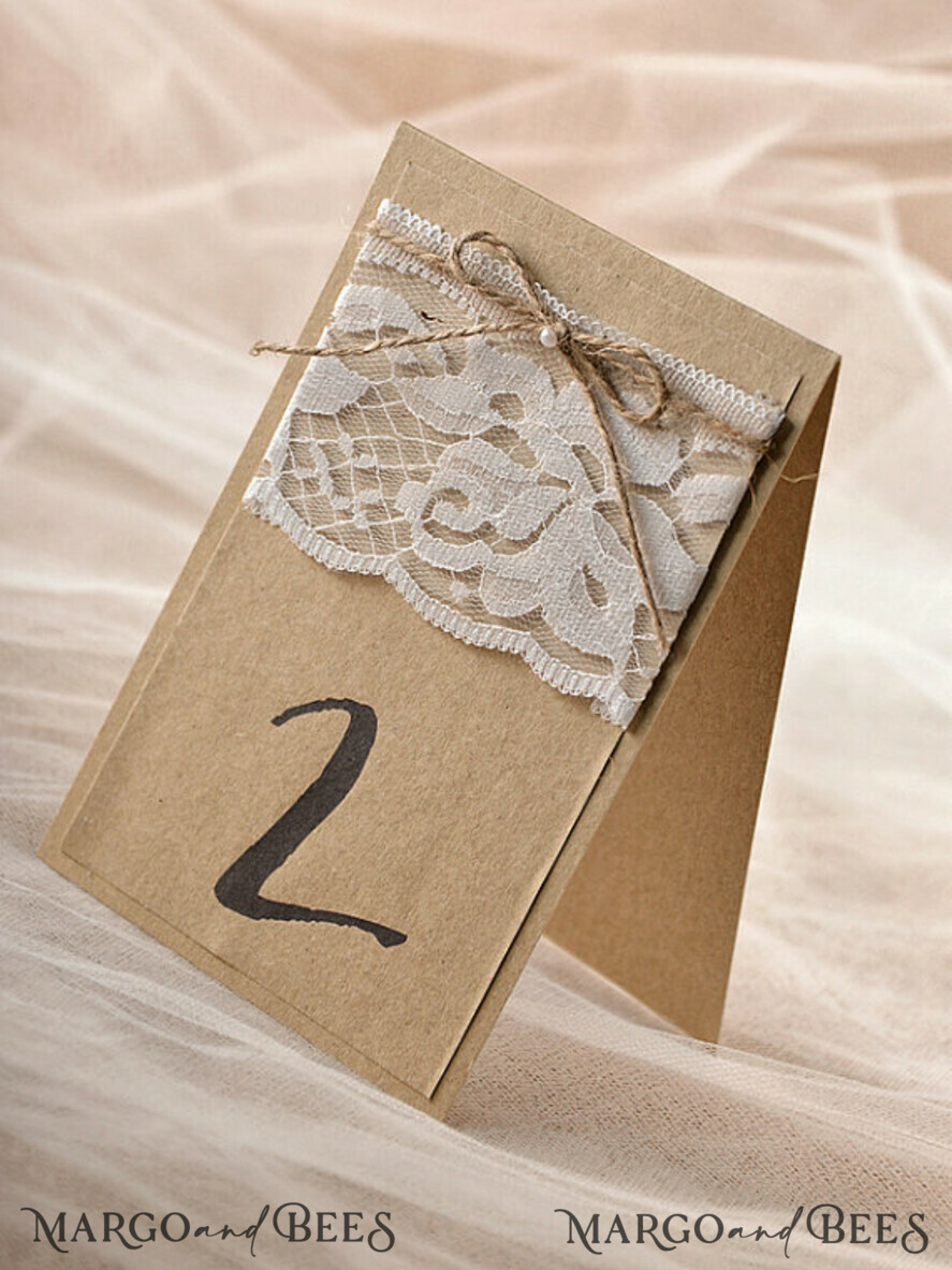 MENU & PROGRAMS rustic Rustic Wedding Program with Lace, Barn Wedding Program, Eco Romantic Personalized Cards with Twine, Simple Rustic Wedding Program, Elegant Booklet Brown Wedding Cards