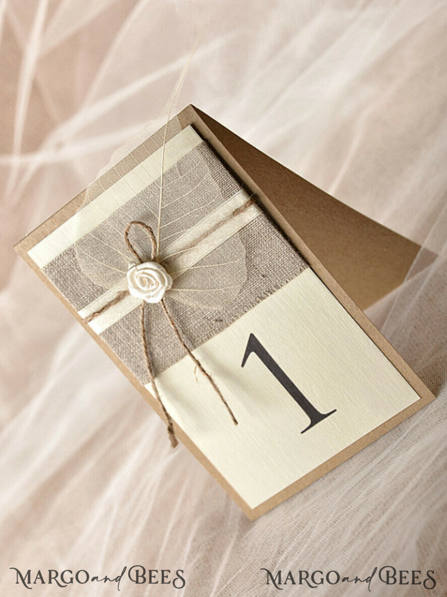 MENU & PROGRAMS rustic Rustic Wedding Program with Burlap, Barn Wedding Program, Eco Romantic Personalized Cards with Flower, Simple Rustic Wedding Program, Elegant Booklet Ecru Wedding Cards