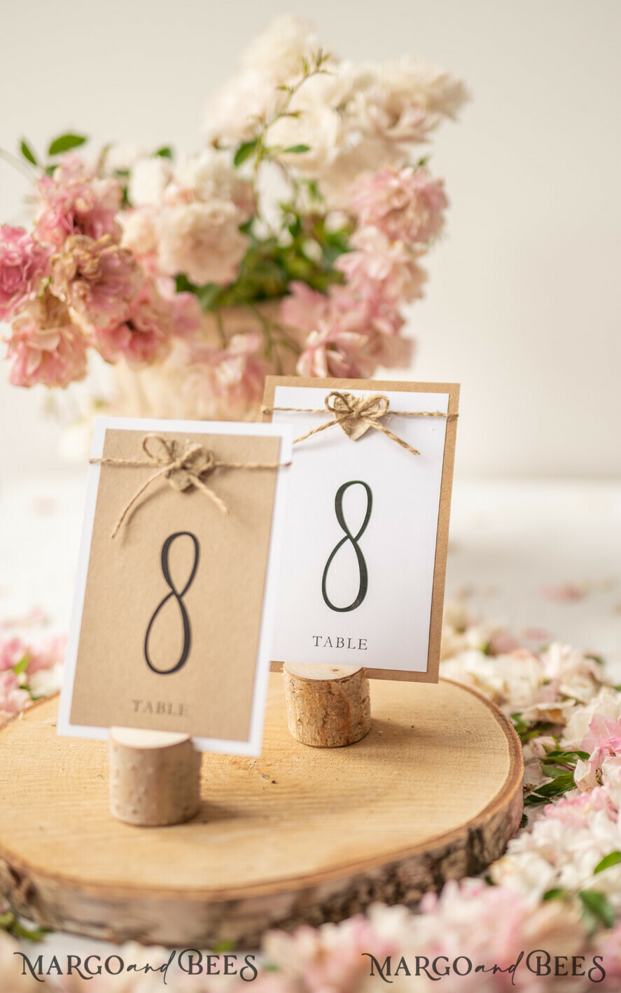 TABLE DECOR SIGNS Wood Eco Rustic Table numbers Vintage Eco Wedding Table Numbers, Rustic Birch Heart and Burlap Twine Wedding Table Cards, Bespoke Eco Paper Wedding Decor, Rustic Handmade Wedding Stationery