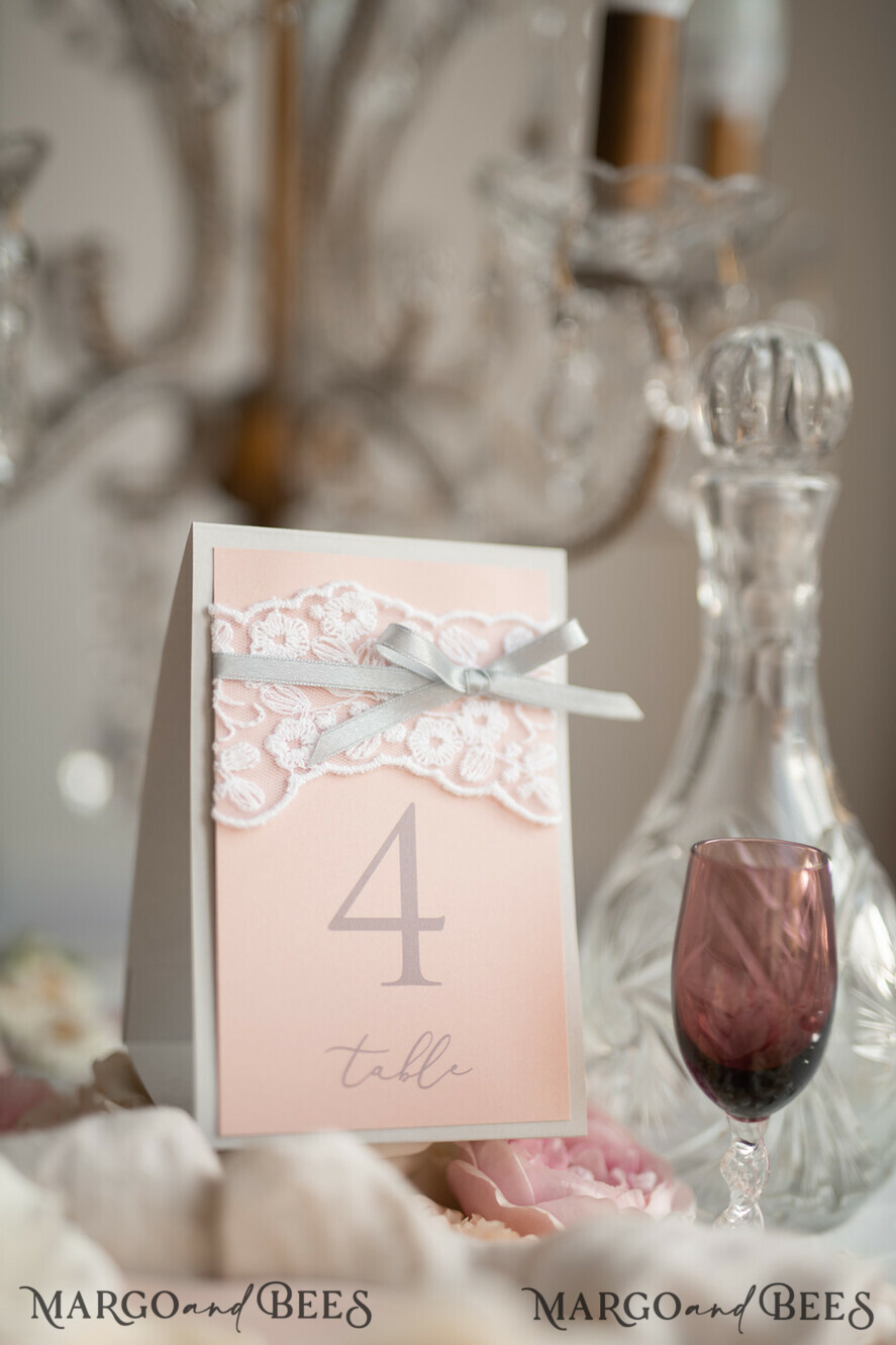 TABLE NUMBERS rustic Table number