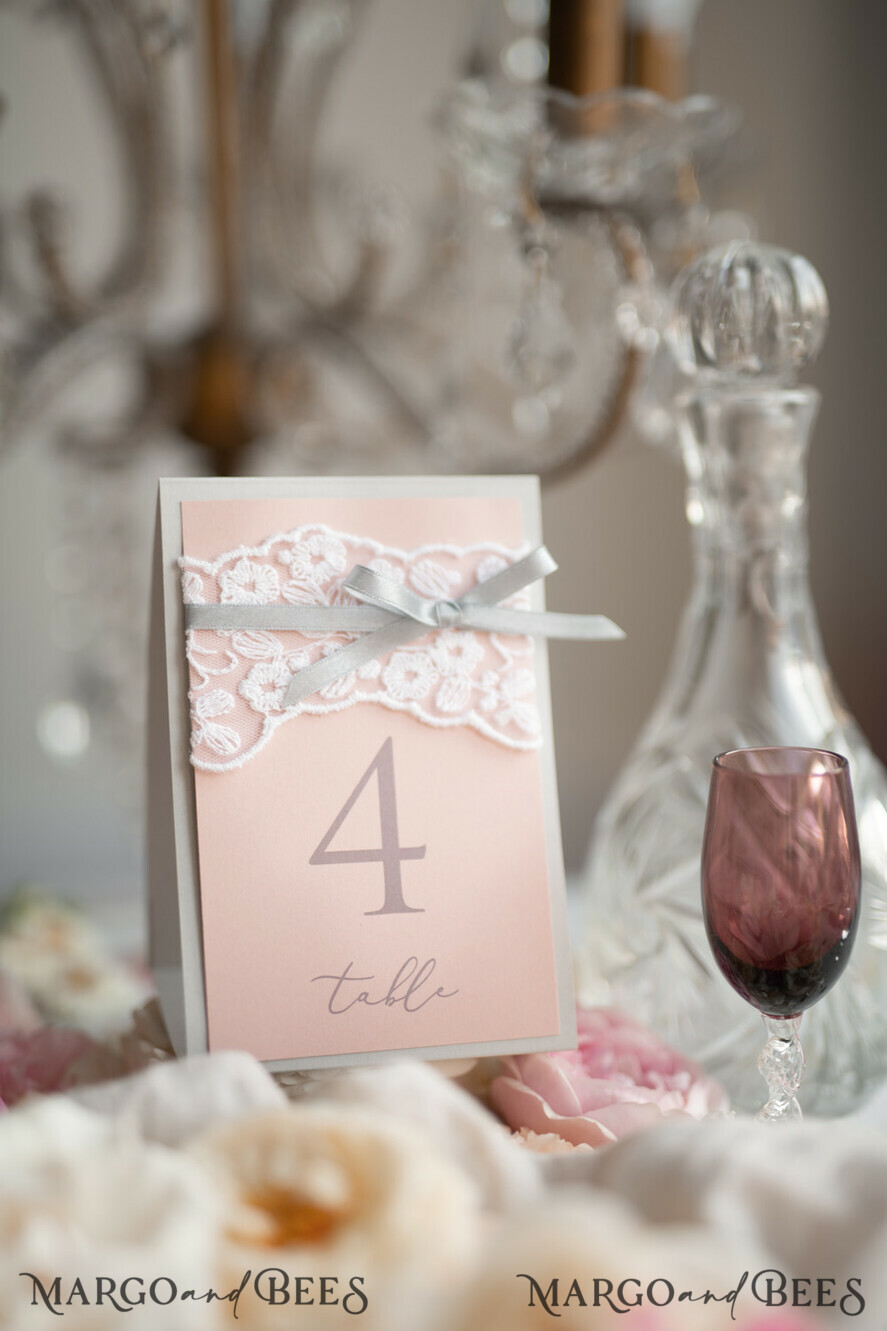 TABLE NUMBERS rustic Table number