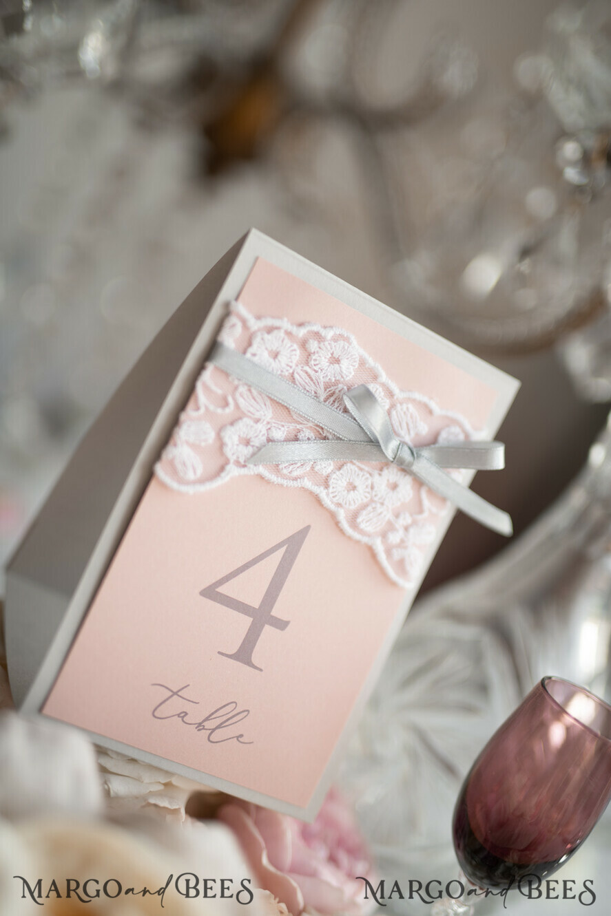 TABLE NUMBERS rustic Table number