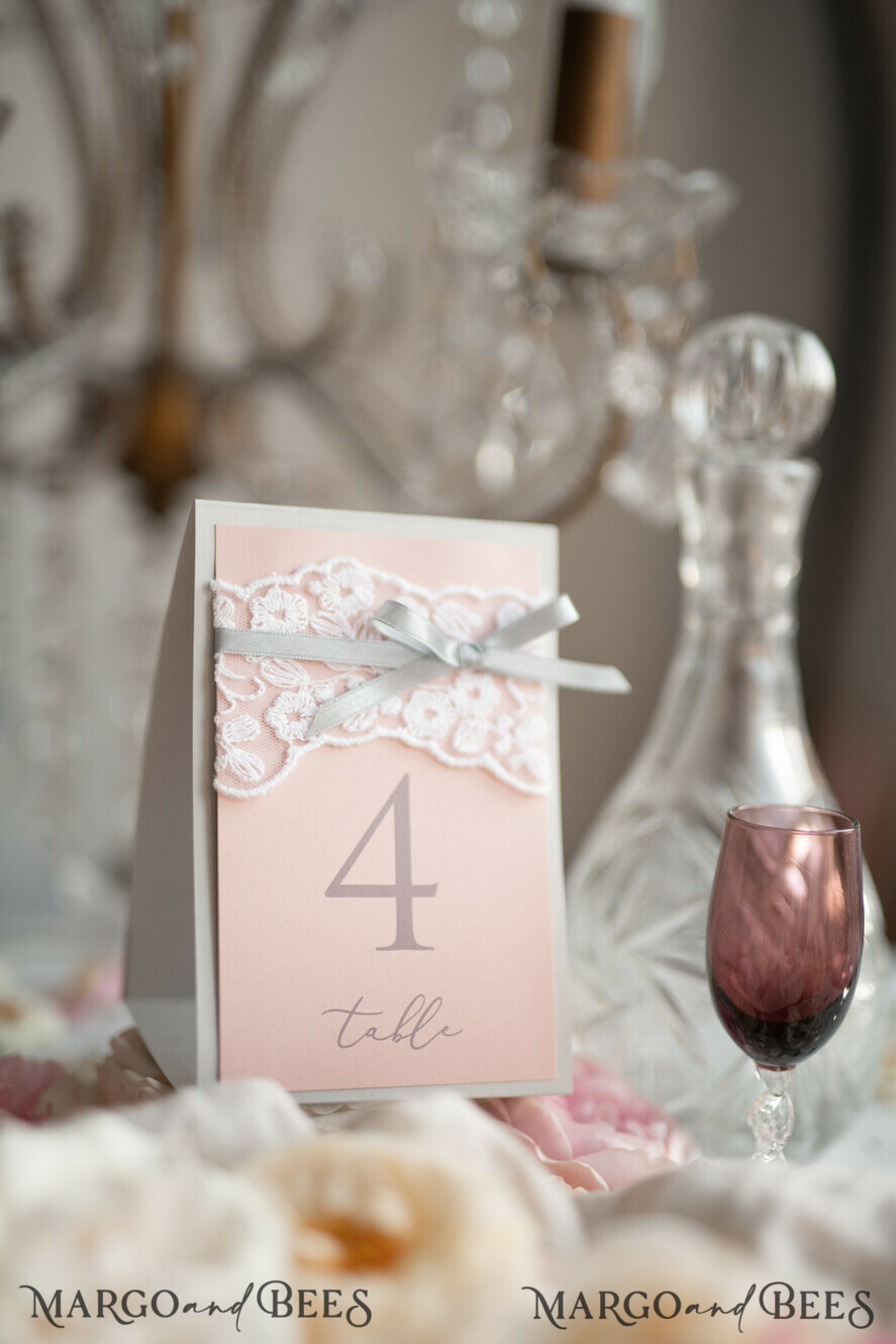 TABLE NUMBERS rustic Table number