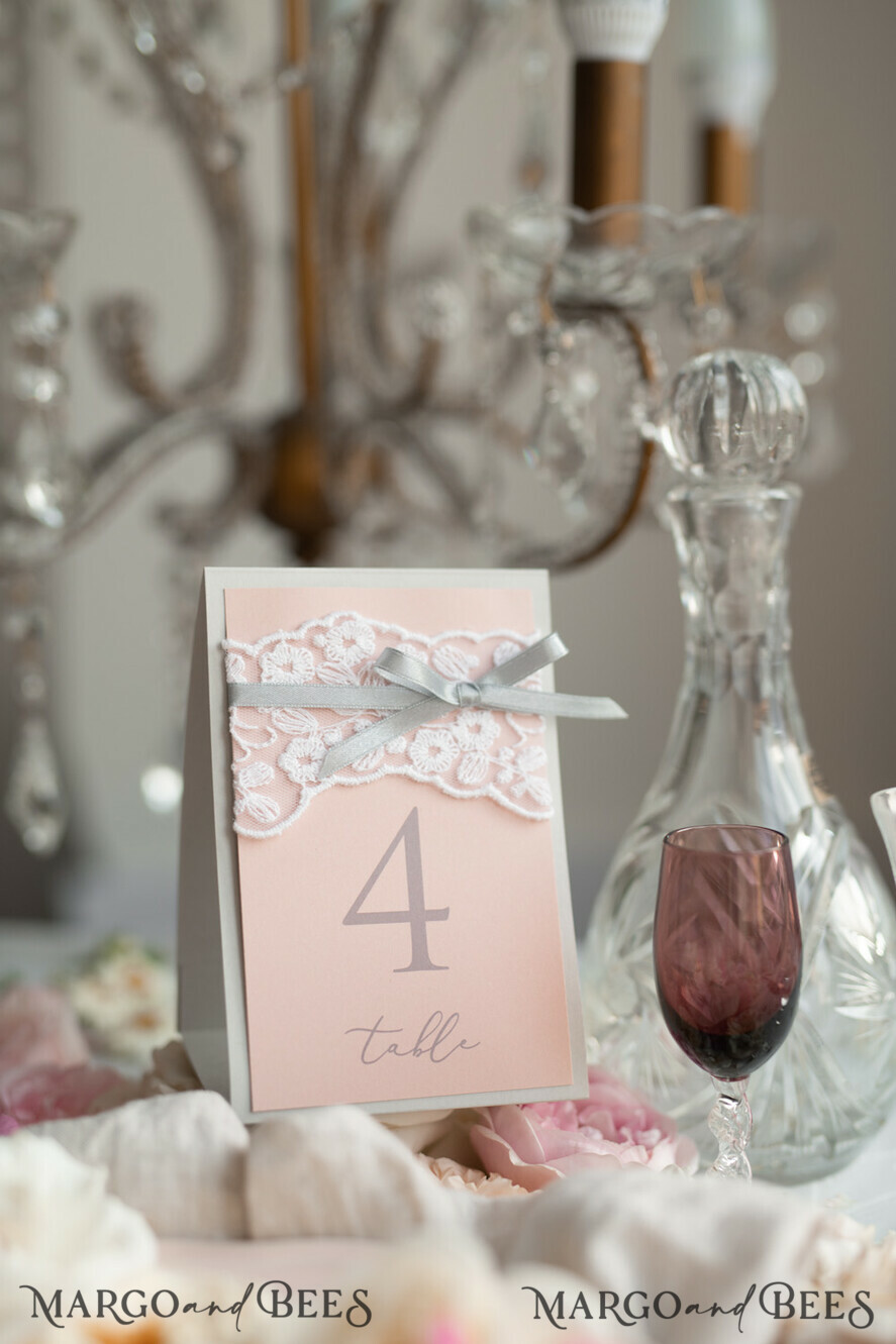 TABLE NUMBERS rustic Table number