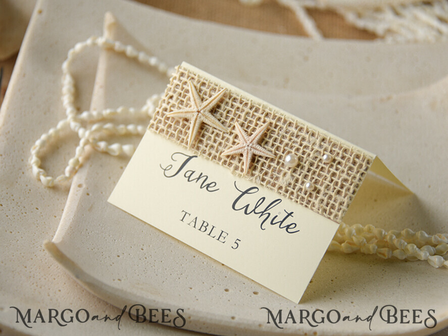 MENU & PROGRAMS beach Romantic Blue Beach Wedding Menu, Destination Wedding Menu with Raffia Twine, Deckle-edge Marine Menu Cards, Sea Ocean Wedding Menu, Unique Shell Wedding Menu
