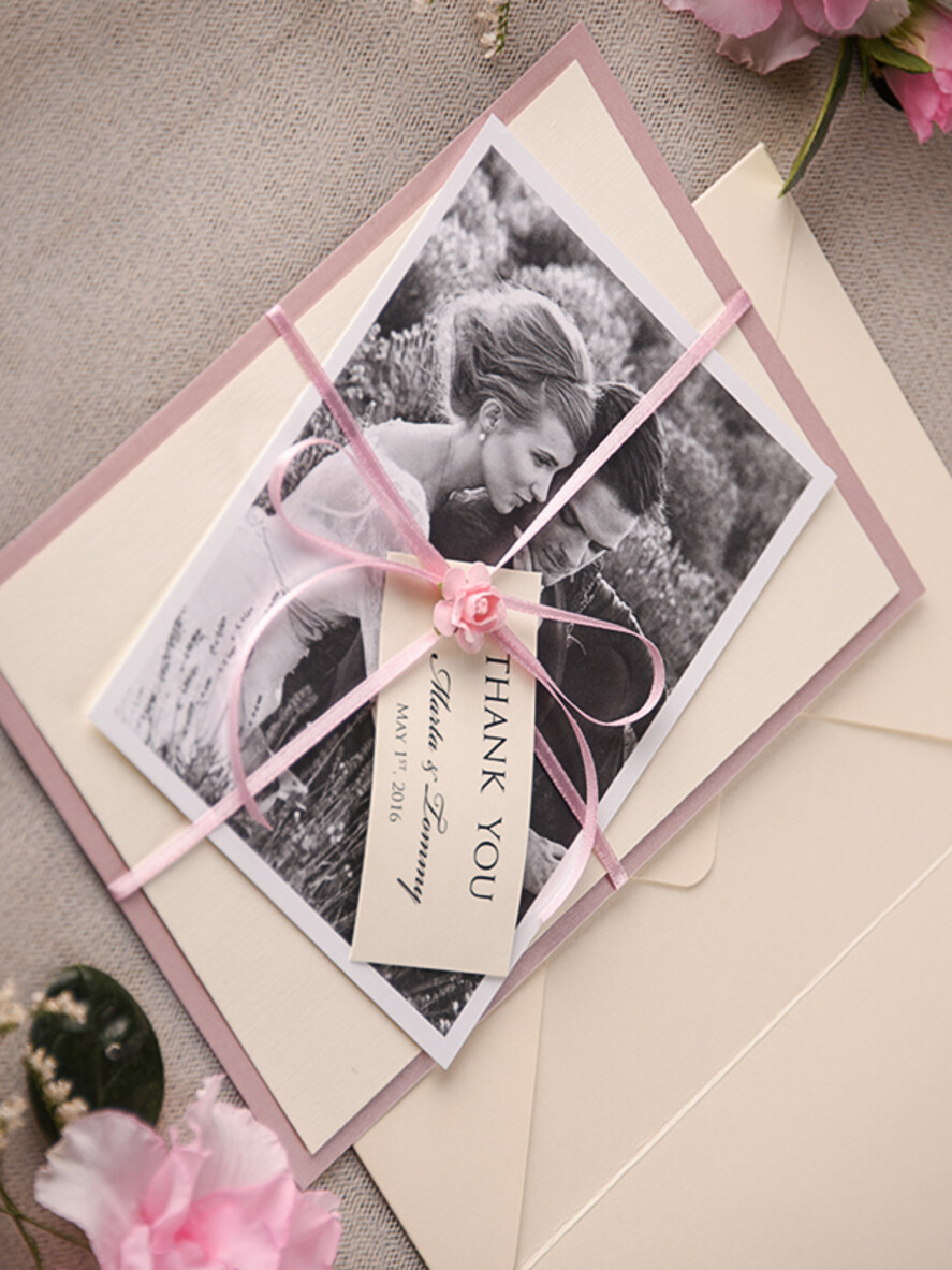 THANK YOU CARDS rustic Thank You Wedding Cards