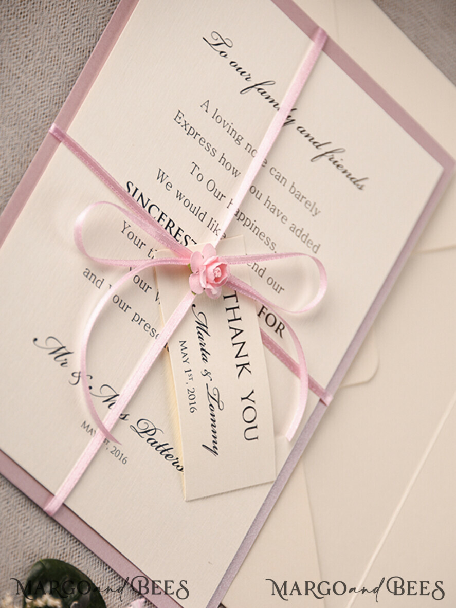 THANK YOU CARDS rustic Thank You Wedding Cards