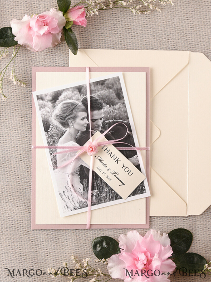 THANK YOU CARDS rustic Thank You Wedding Cards
