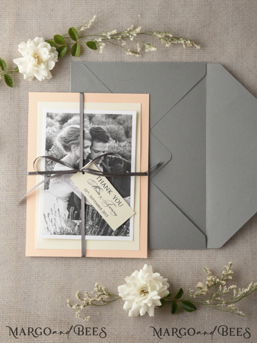 THANK YOU CARDS rustic thank you