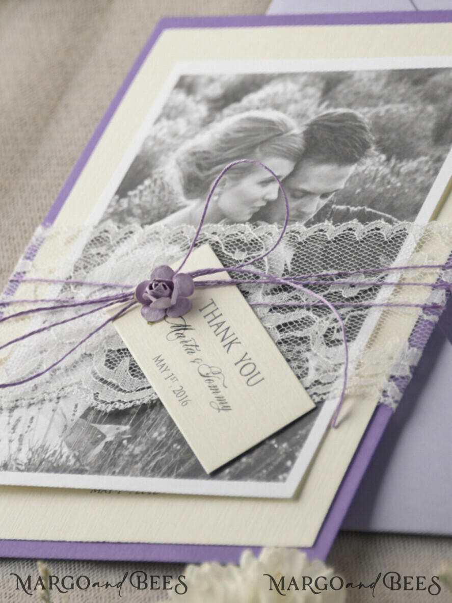 THANK YOU CARDS rustic Thank You Wedding Cards