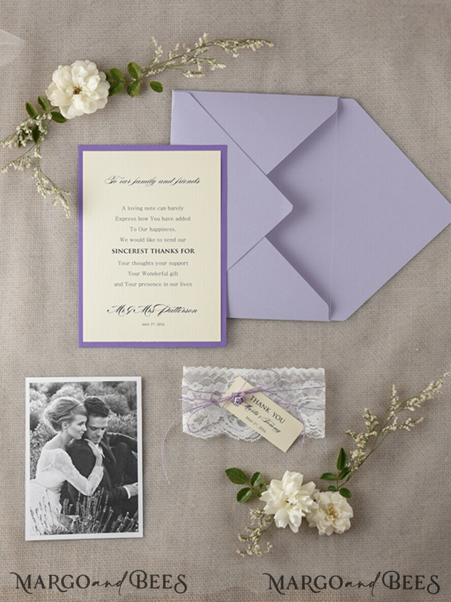 THANK YOU CARDS rustic Thank You Wedding Cards