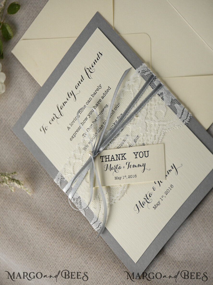 THANK YOU CARDS rustic Thank you Wedding Stationery