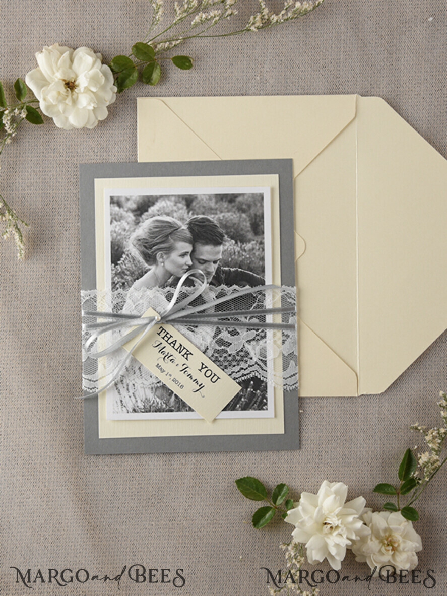 THANK YOU CARDS rustic Thank you Wedding Stationery