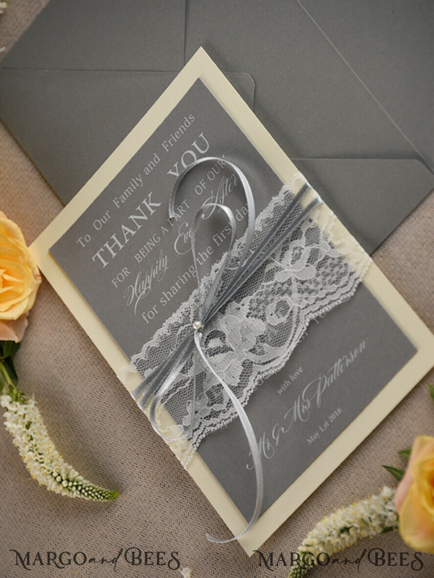 THANK YOU CARDS rustic Thank You Wedding Cards