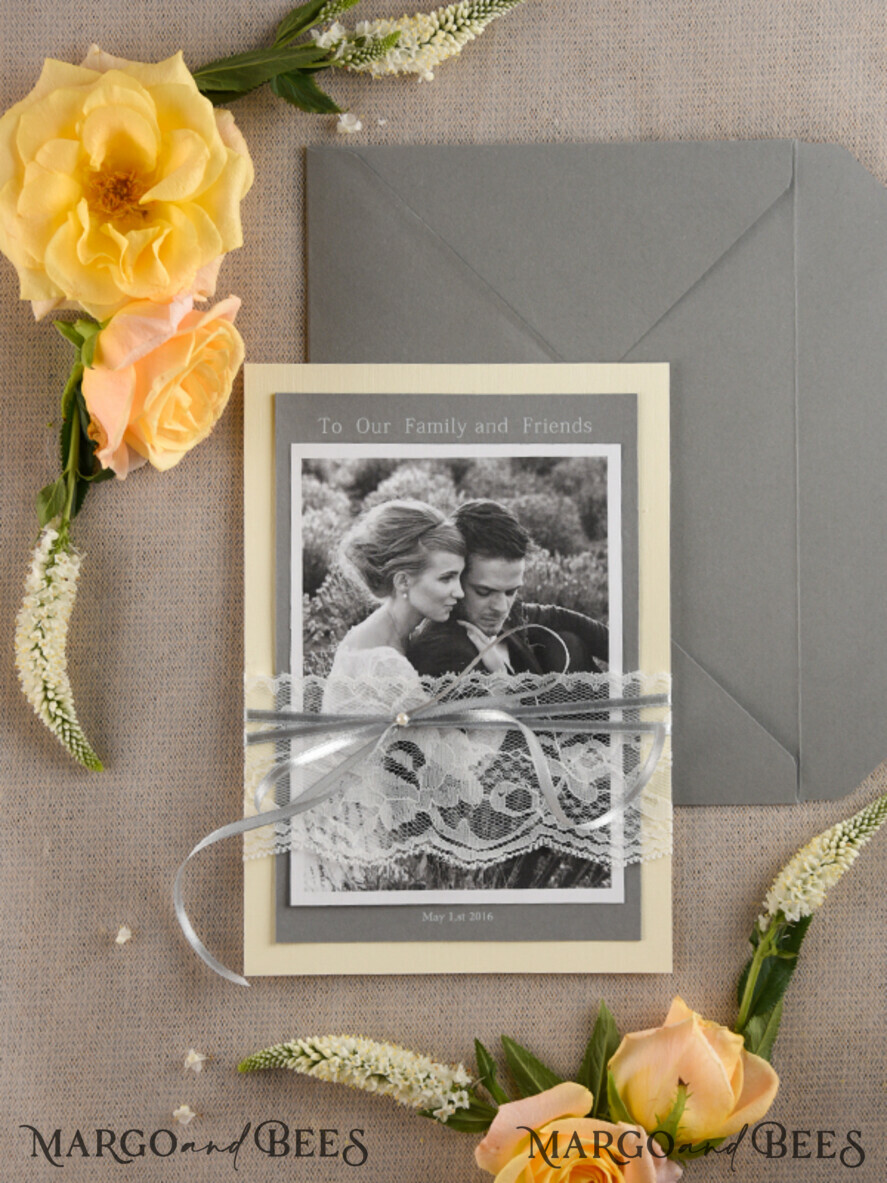 THANK YOU CARDS rustic Thank You Wedding Cards