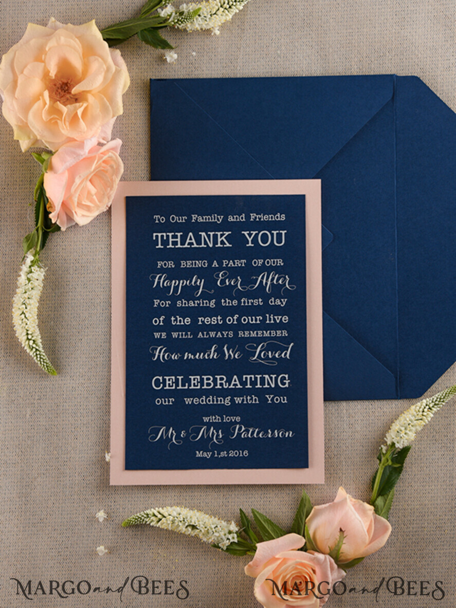THANK YOU CARDS rustic Thank You Wedding Cards