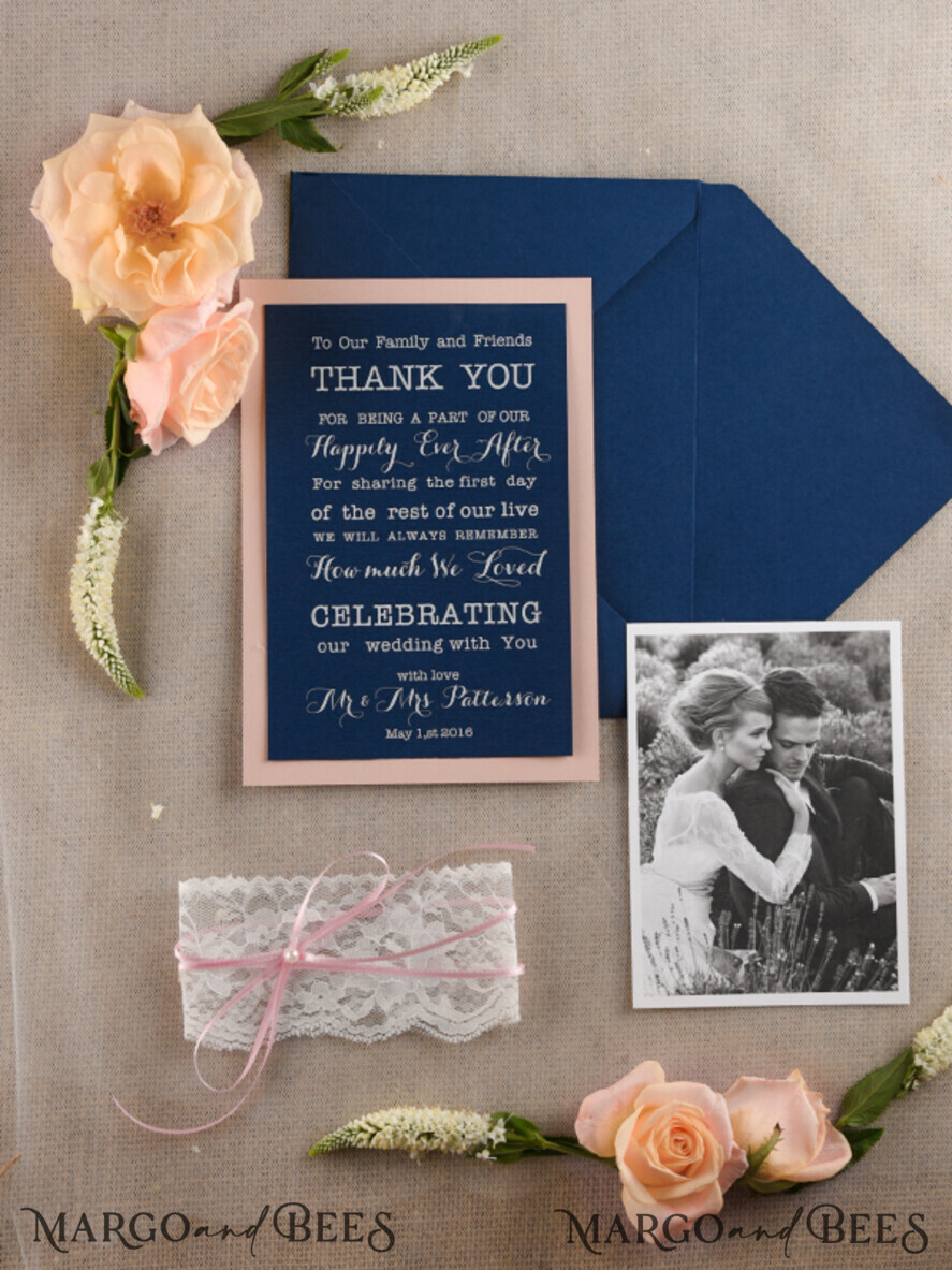 THANK YOU CARDS rustic Thank You Wedding Cards