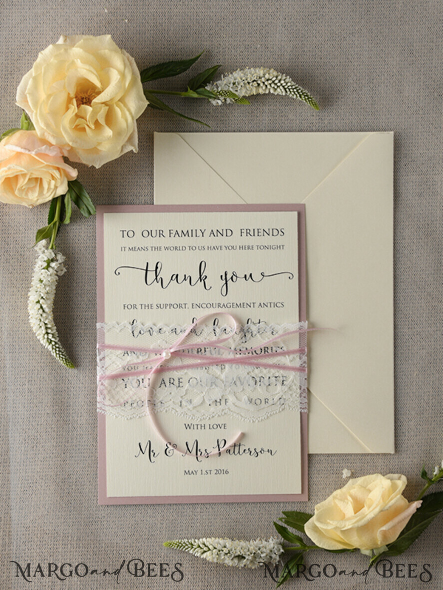 THANK YOU CARDS rustic thank you cards