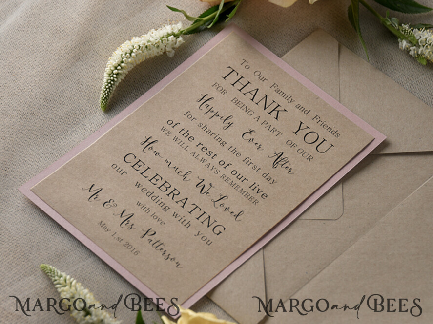THANK YOU CARDS modern/romantic Thank you Wedding Stationery