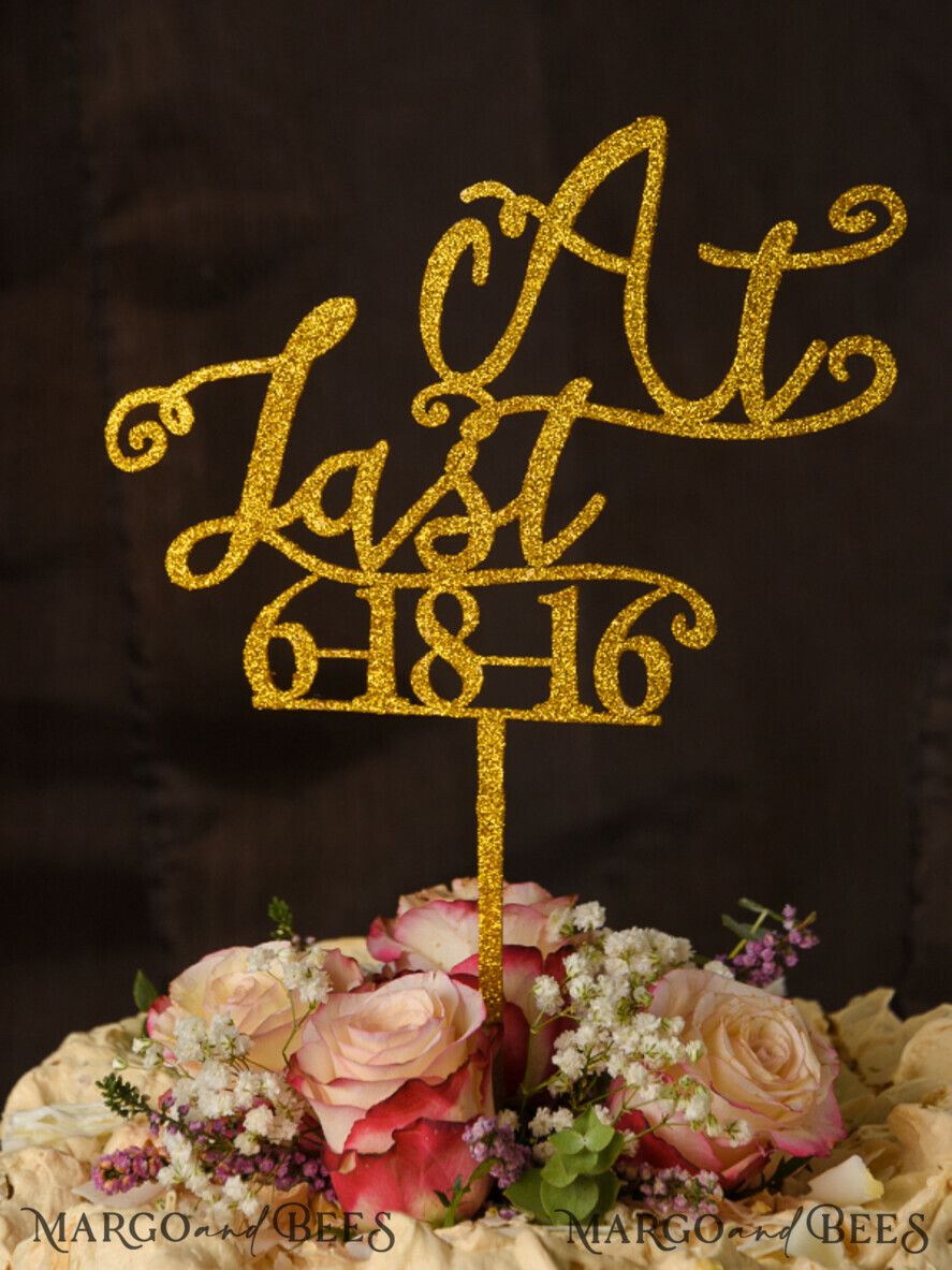 CAKE TOPPER glitter cake topper, glitter cake topper