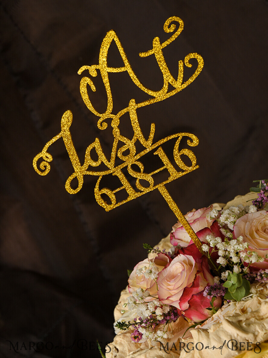 CAKE TOPPER glitter cake topper, glitter cake topper