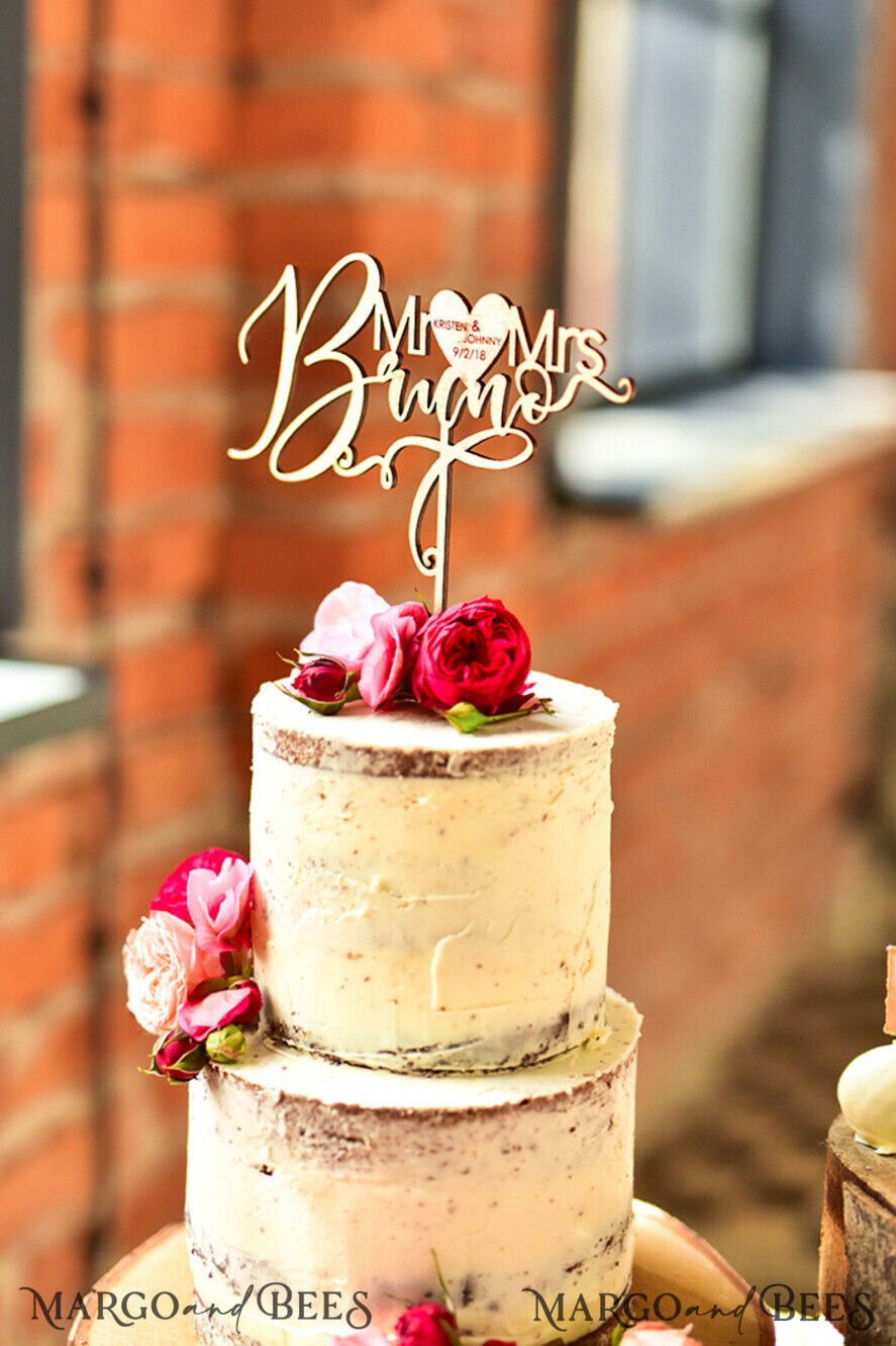 CAKE TOPPER glitter wedding cake topper, glitter cake topper