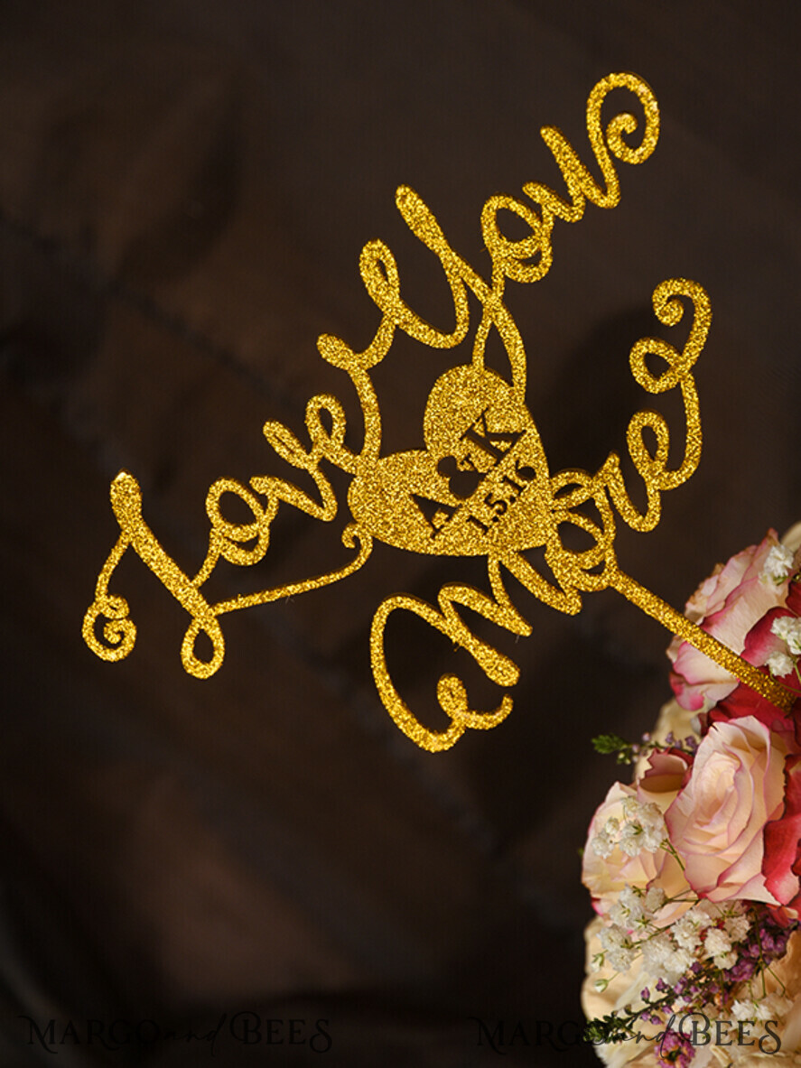 CAKE TOPPER glitter cake topper, glitter cake topper