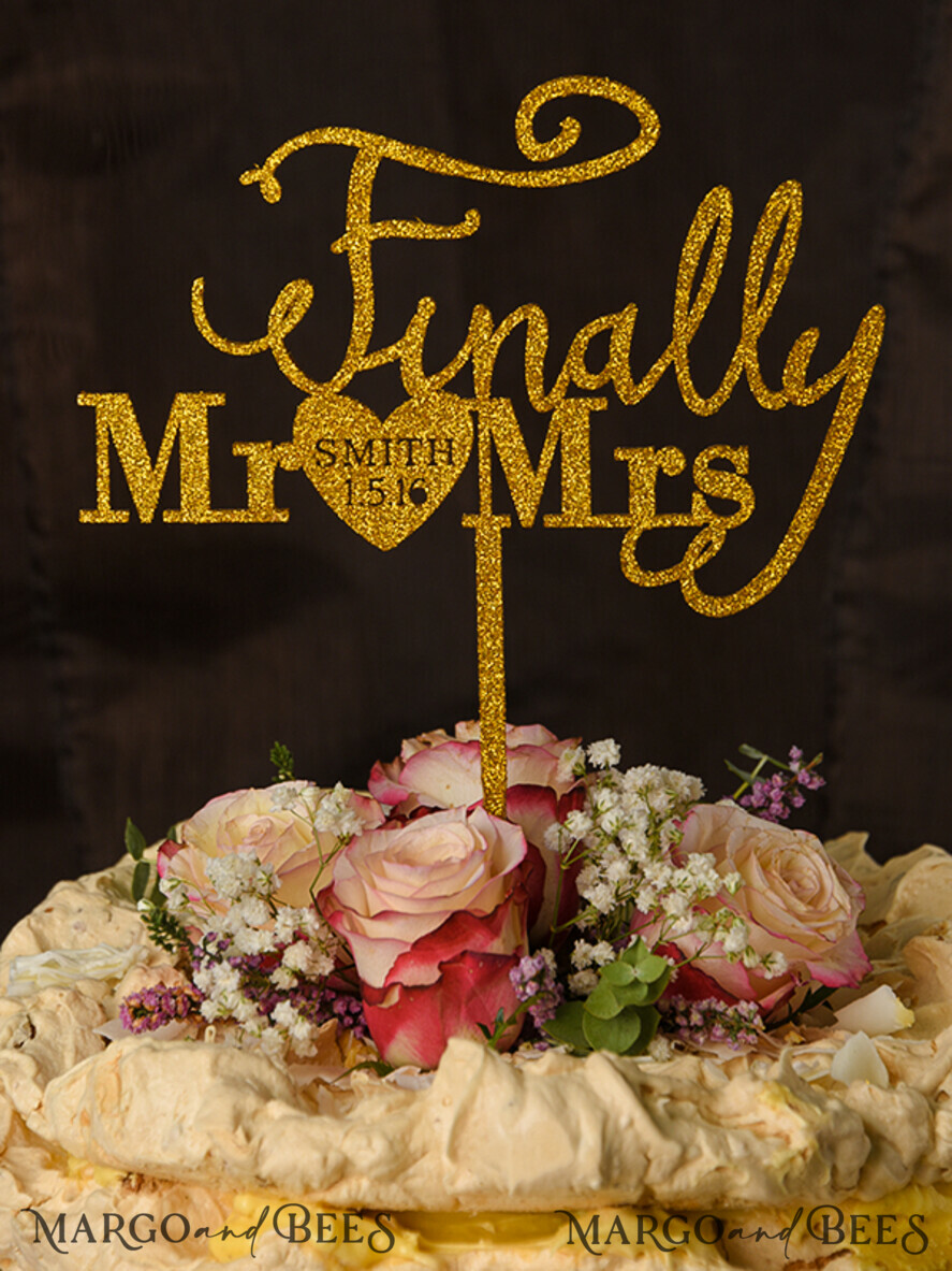 CAKE TOPPER glitter topper, chick cake topper