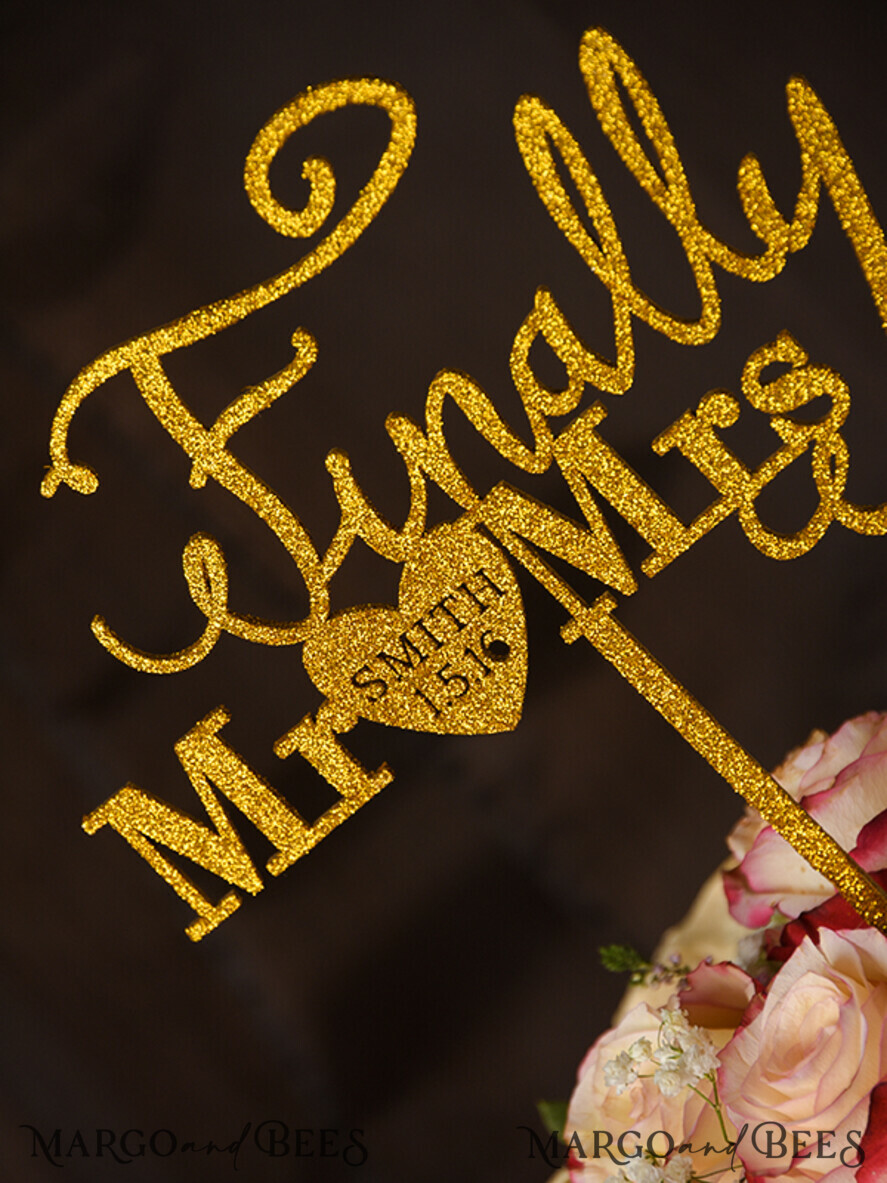 CAKE TOPPER glitter topper, chick cake topper