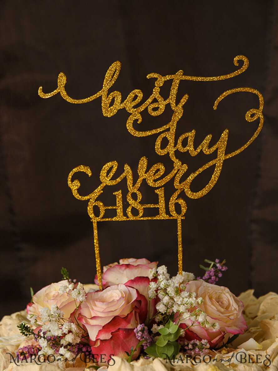 CAKE TOPPER glitter cake topper, sparkle cake topper