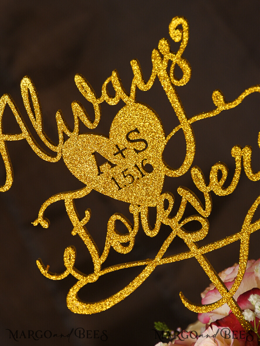 CAKE TOPPER glitter wedding cake topper, chick cake topper