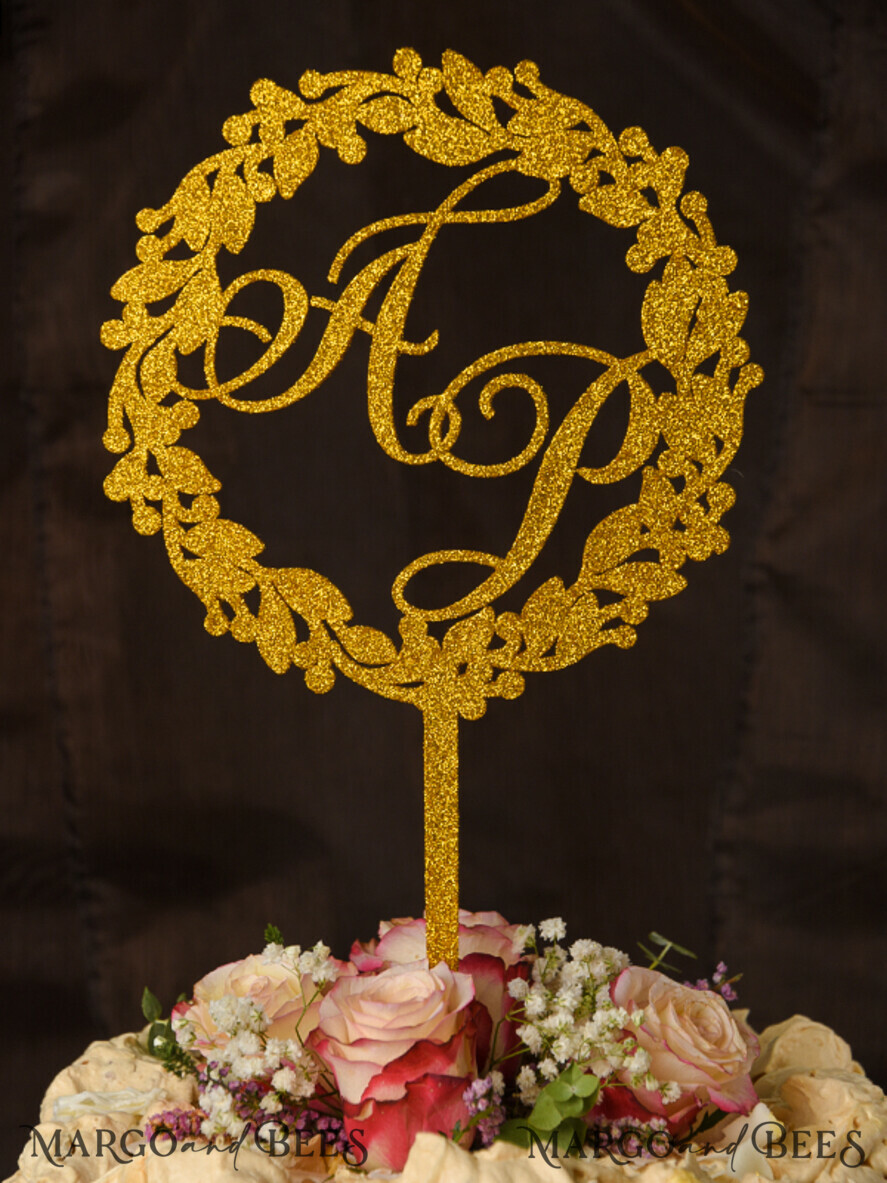 CAKE TOPPER glitter topper, glitter cake topper