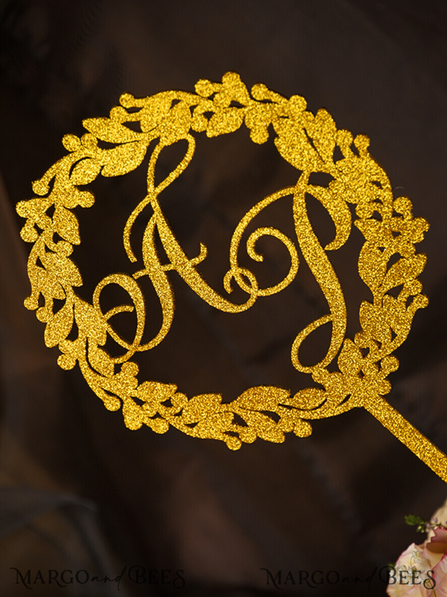 CAKE TOPPER glitter topper, glitter cake topper
