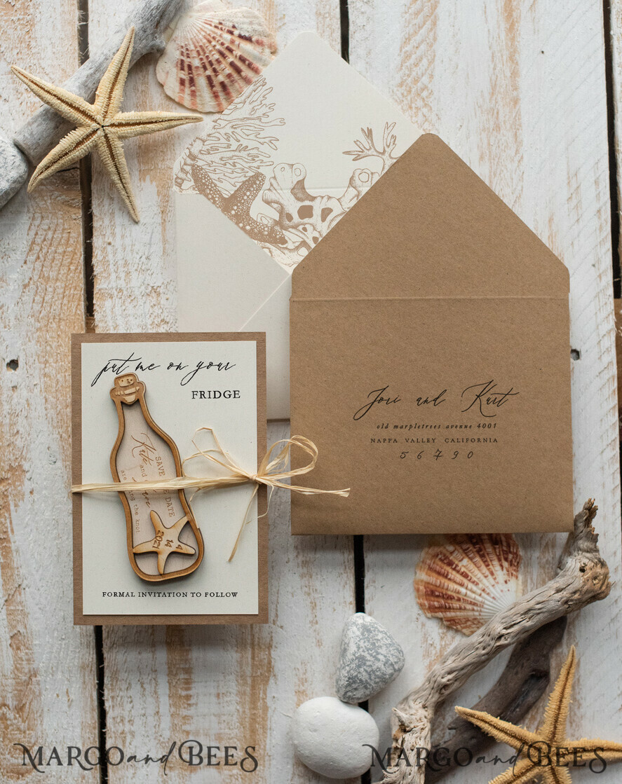 SAVE THE DATES beach travel magnets Personalised Beach Save the Date Magnets and Card, Travel Wedding Save The Dates , Wedding Destination Save The Date Cards