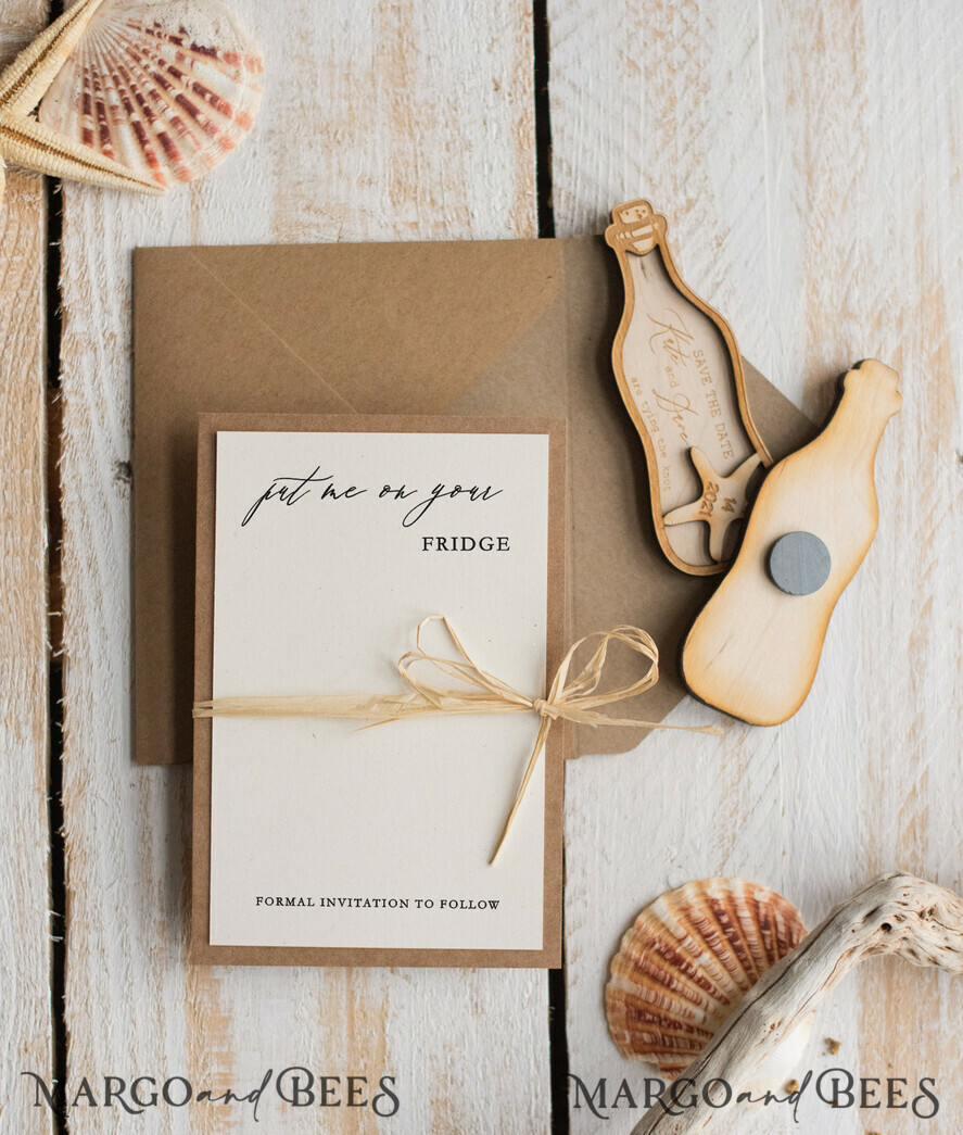 SAVE THE DATES beach travel magnets Personalised Beach Save the Date Magnets and Card, Travel Wedding Save The Dates , Wedding Destination Save The Date Cards