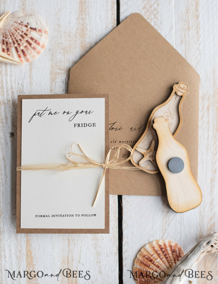 SAVE THE DATES beach travel magnets Personalised Beach Save the Date Magnets and Card, Travel Wedding Save The Dates , Wedding Destination Save The Date Cards