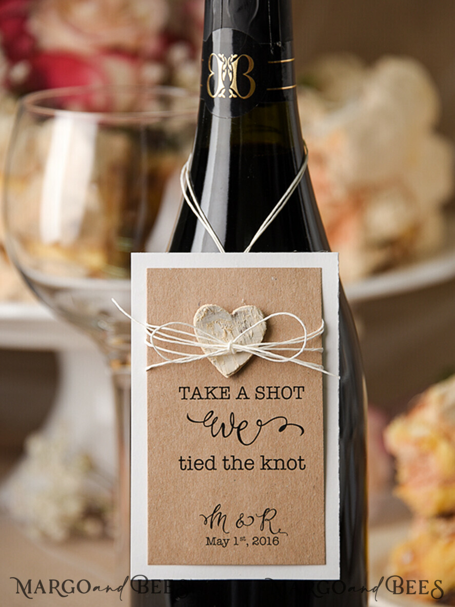 Rustic prosecco label
