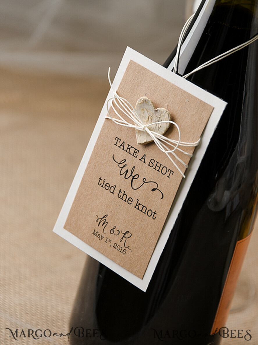 Rustic prosecco label
