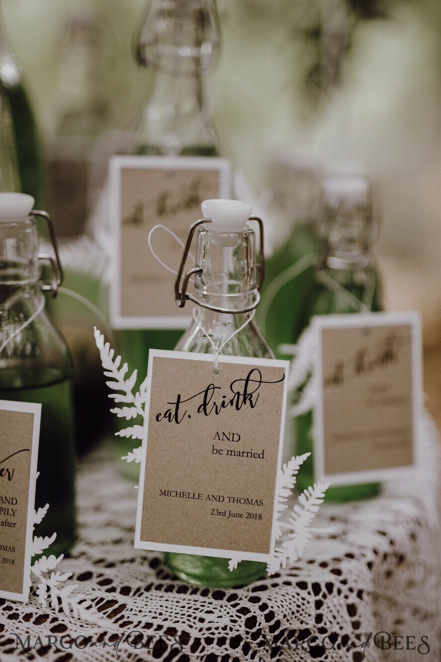 DRINKS LABELS Rustic wine label