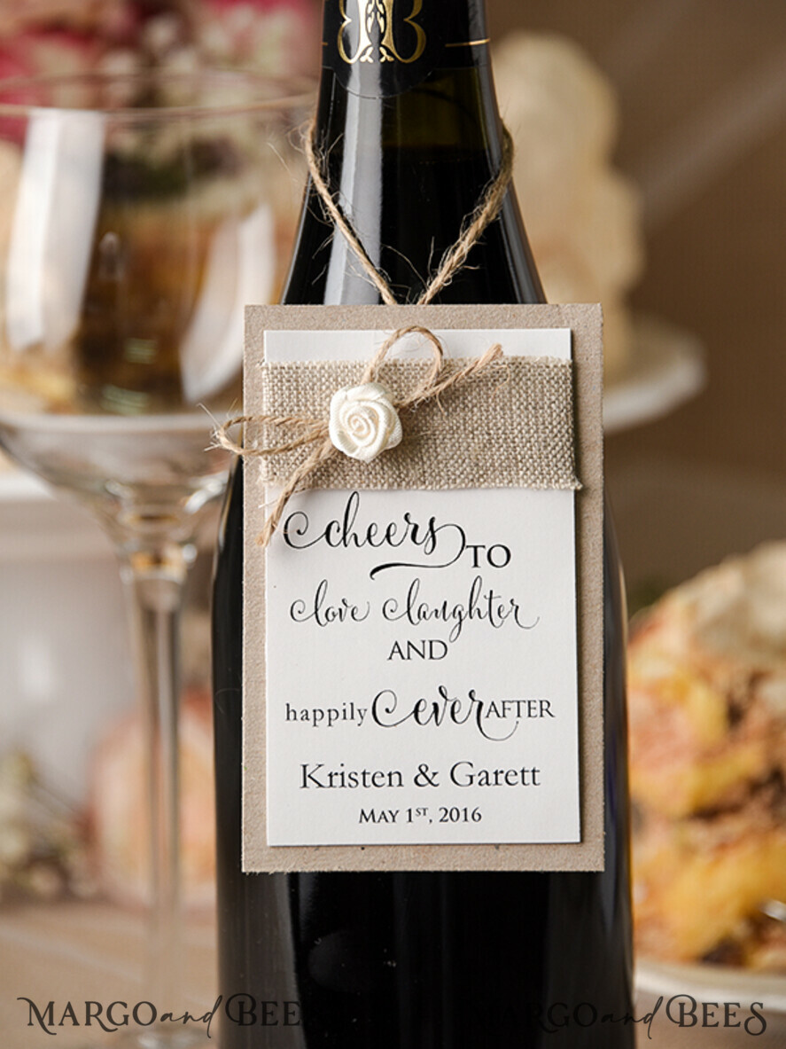 DRINKS LABELS Rustic prosecco label