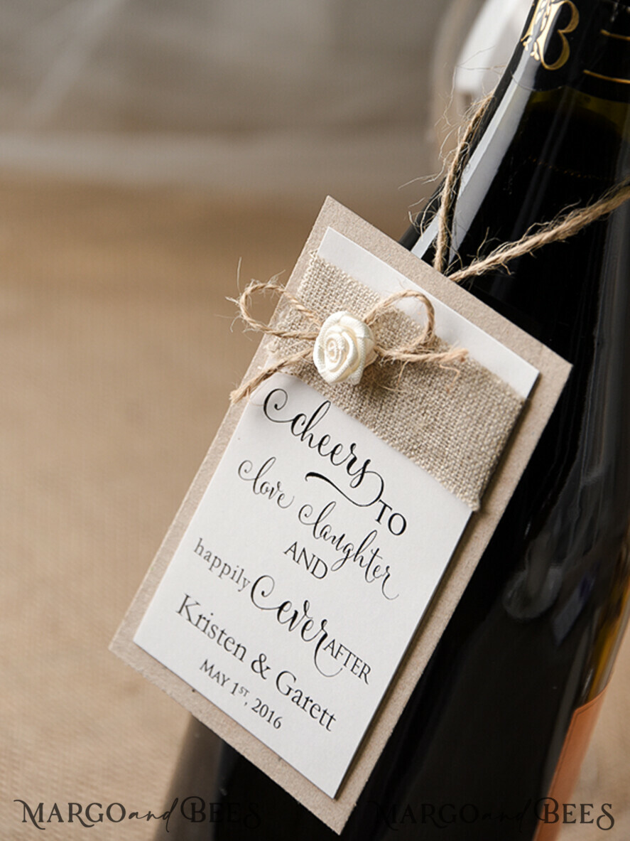 DRINKS LABELS Rustic prosecco label