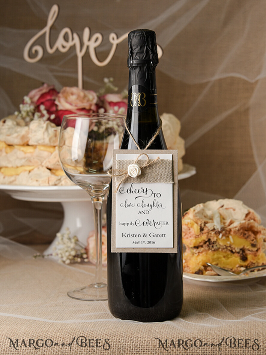 DRINKS LABELS Rustic prosecco label