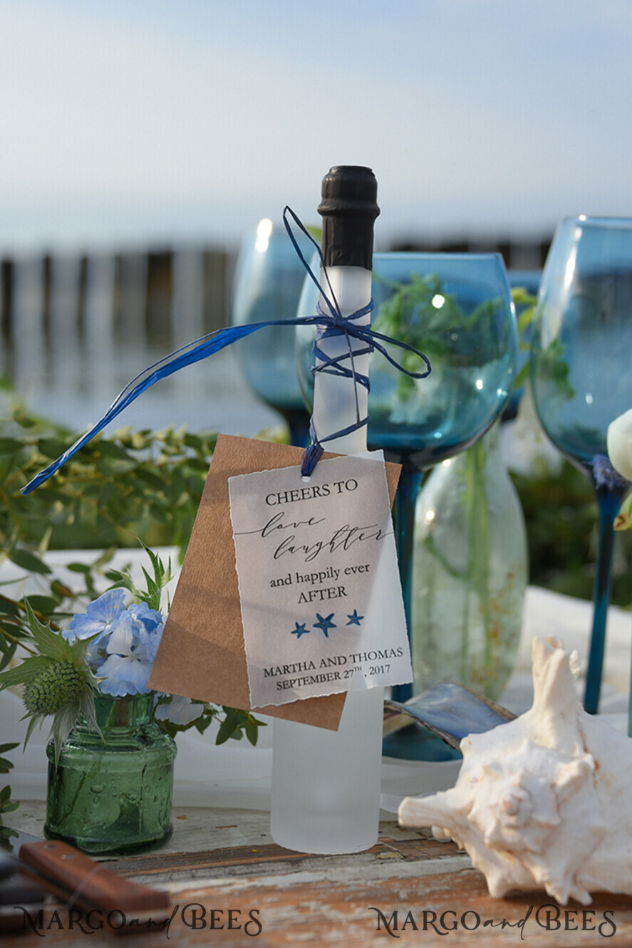 DRINKS LABELS BEACH prosecco label